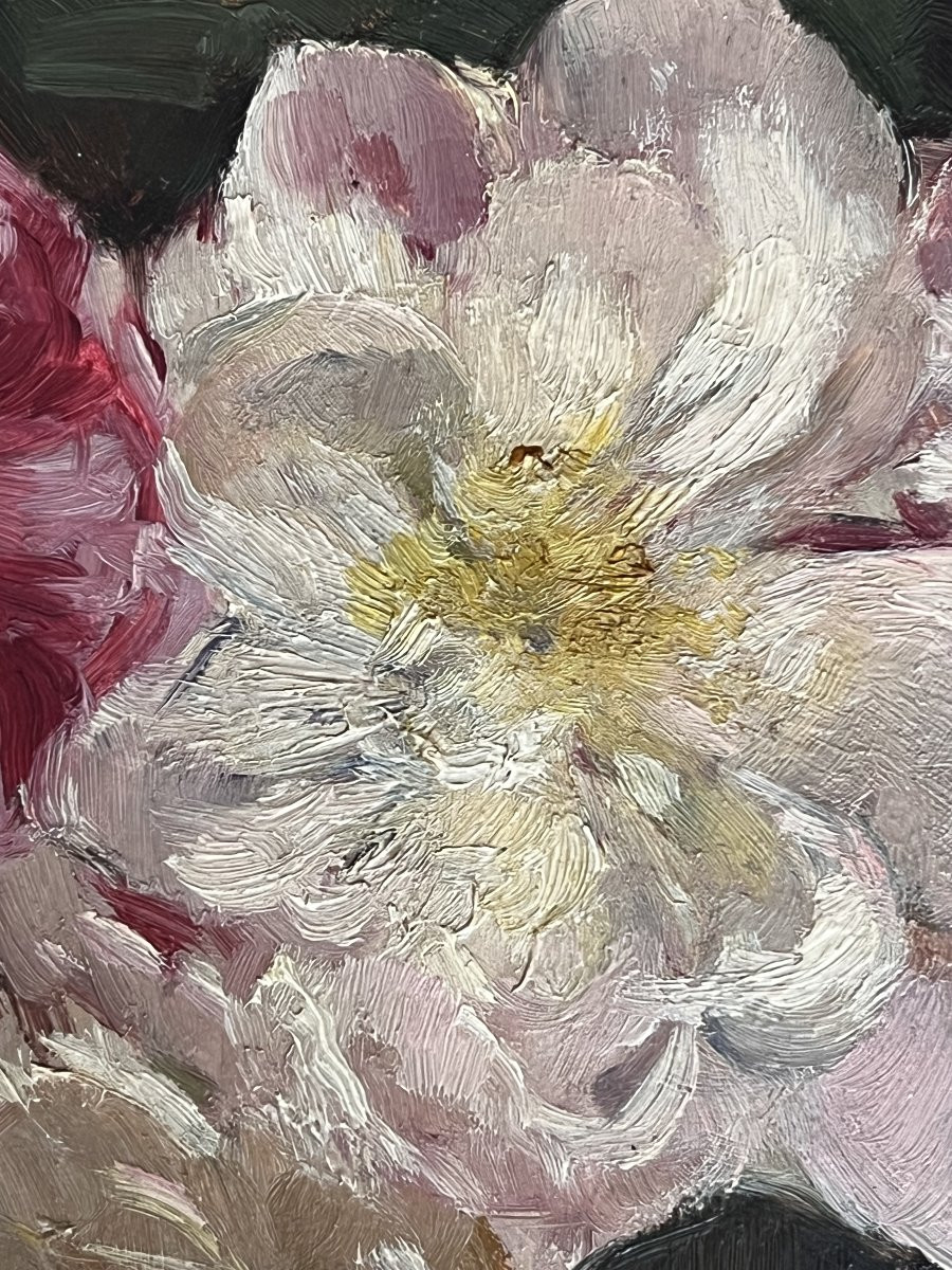 Marc De Lajaumont - Bouquet Of Peonies-photo-2