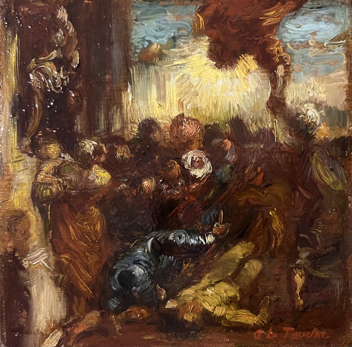 Gaston LA TOUCHE - Le Miracle de l'esclave d'après Le Tintoret-photo-2