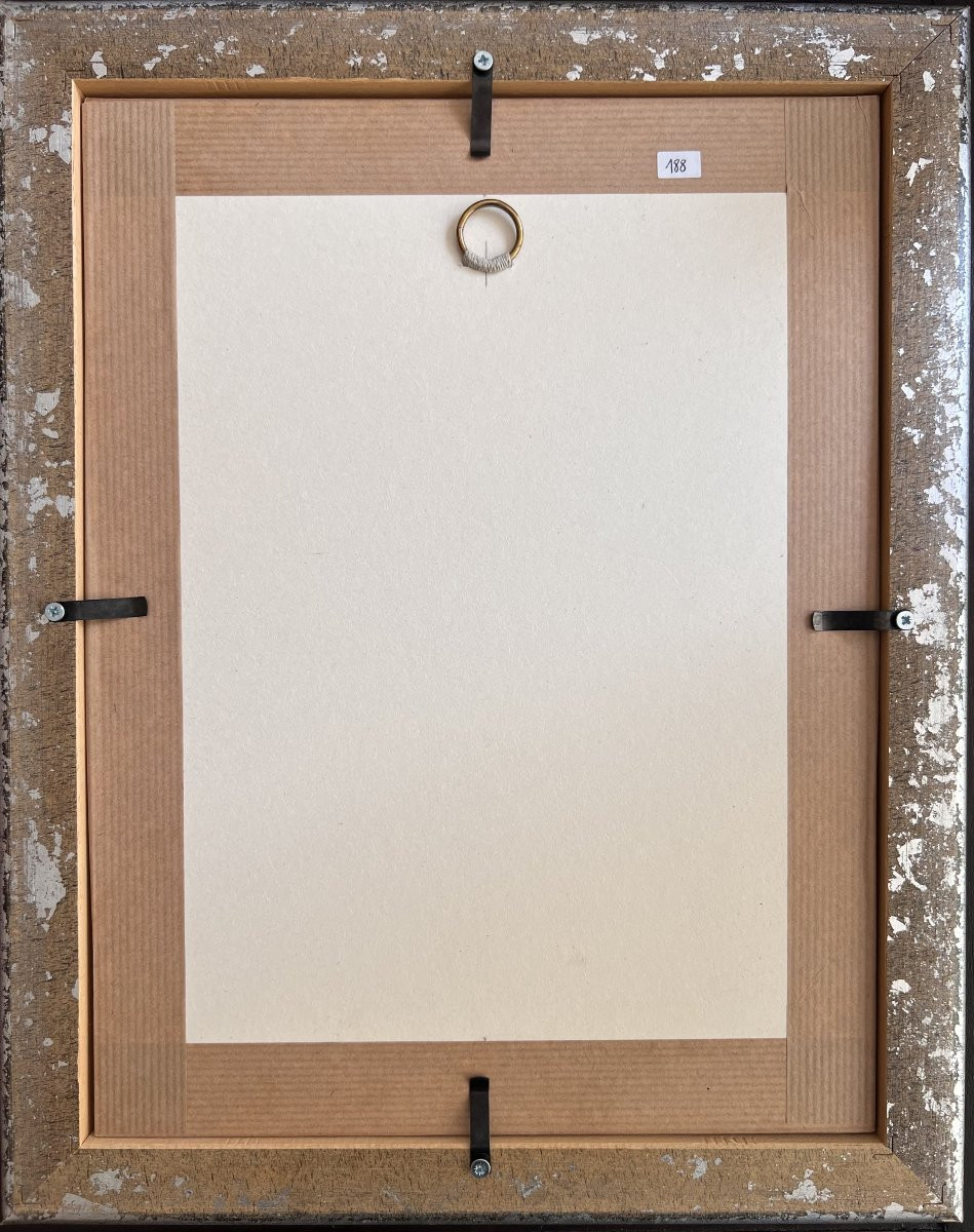 Henri LE SIDANER - Paysage symboliste - Dessin-photo-1