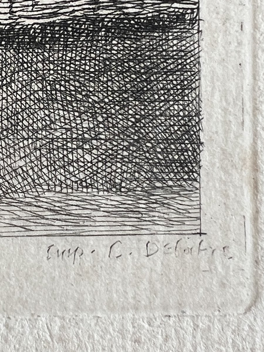 Frédéric Régamey After Léon Bonnat, The Turkish Barber, Etching-photo-2