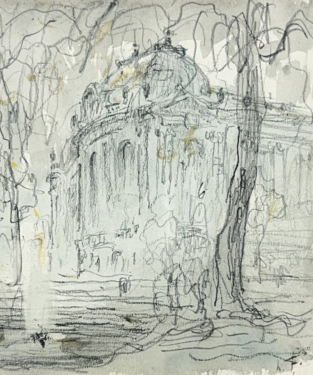 Henri FOREAU - Vue du Petit Palais (Paris)-photo-3