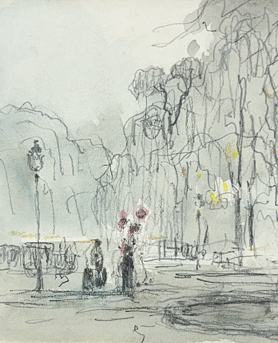 Henri FOREAU - Vue du Petit Palais (Paris)-photo-4