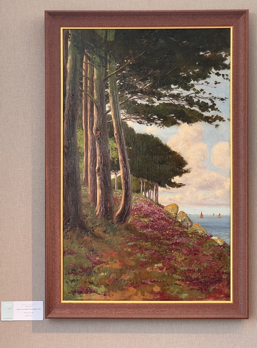 Louis Vallet - Sapins au Diben (Finistère) - 1914-photo-3