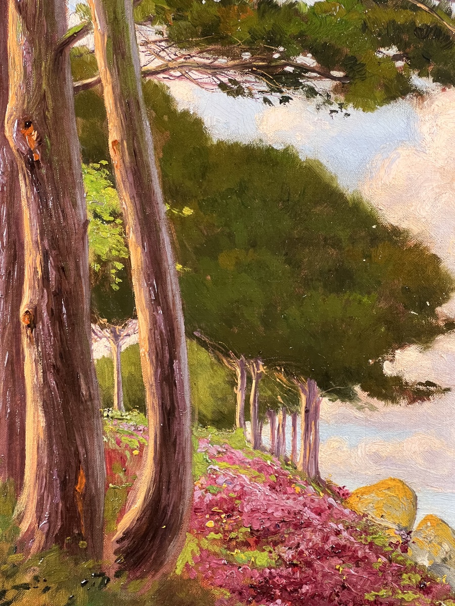 Louis Vallet - Sapins au Diben (Finistère) - 1914-photo-3