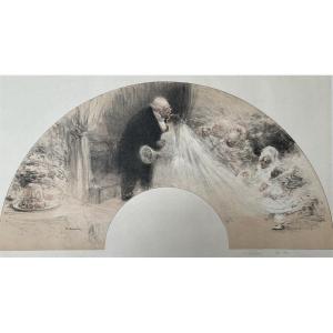 Charles Leandre (1862-1934) - The Wedding - Lithograph