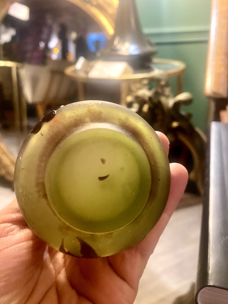 Soliflore Vase By émile Gallé, 20th Century.-photo-3