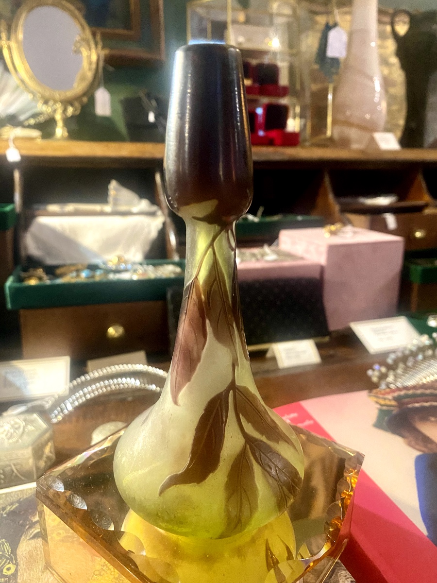 Soliflore Vase By émile Gallé, 20th Century.