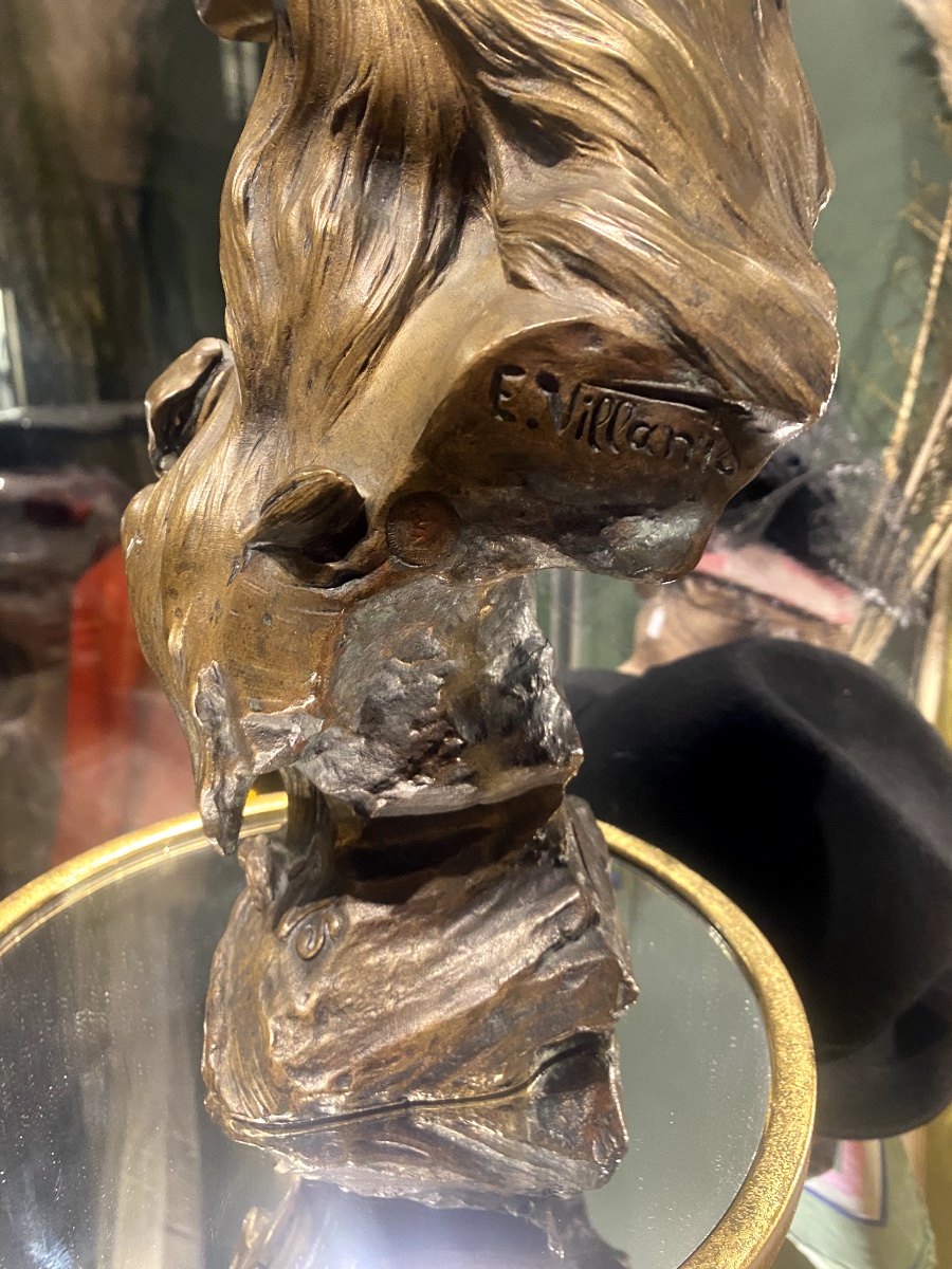 Bronze Sculpture Emmanuel Villanis "iris"-photo-4