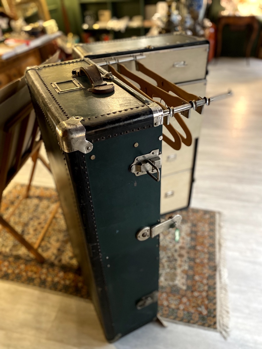 Malle Cabine - Malle à vapeur - Transatlantique -photo-4