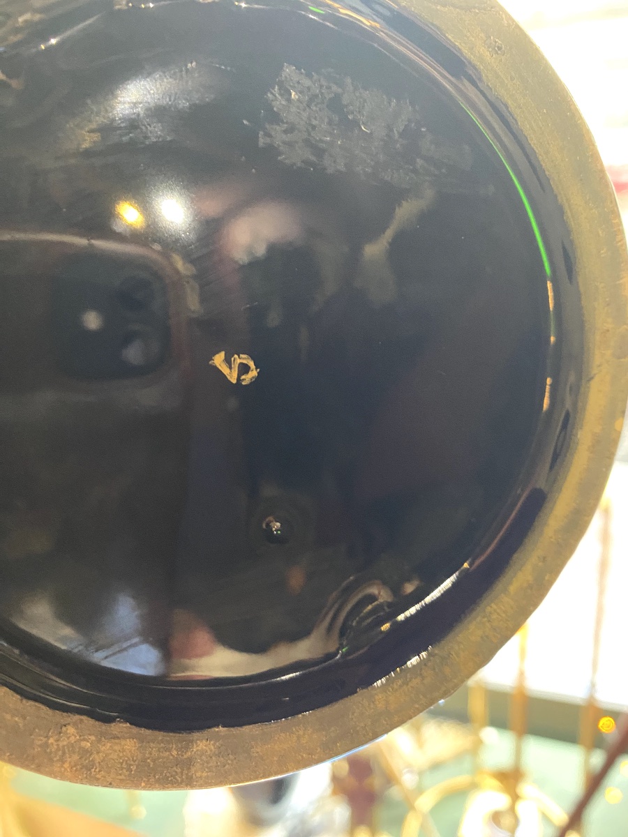 Malicorne Art Deco Ceramic Lamp-photo-2