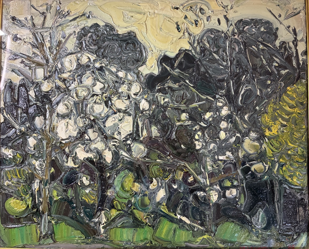 Oil On Canvas By Andre Cottavoz, 1977 - Tamenaga Gallery, Tokyo-photo-2