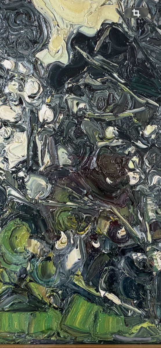 Oil On Canvas By Andre Cottavoz, 1977 - Tamenaga Gallery, Tokyo-photo-4
