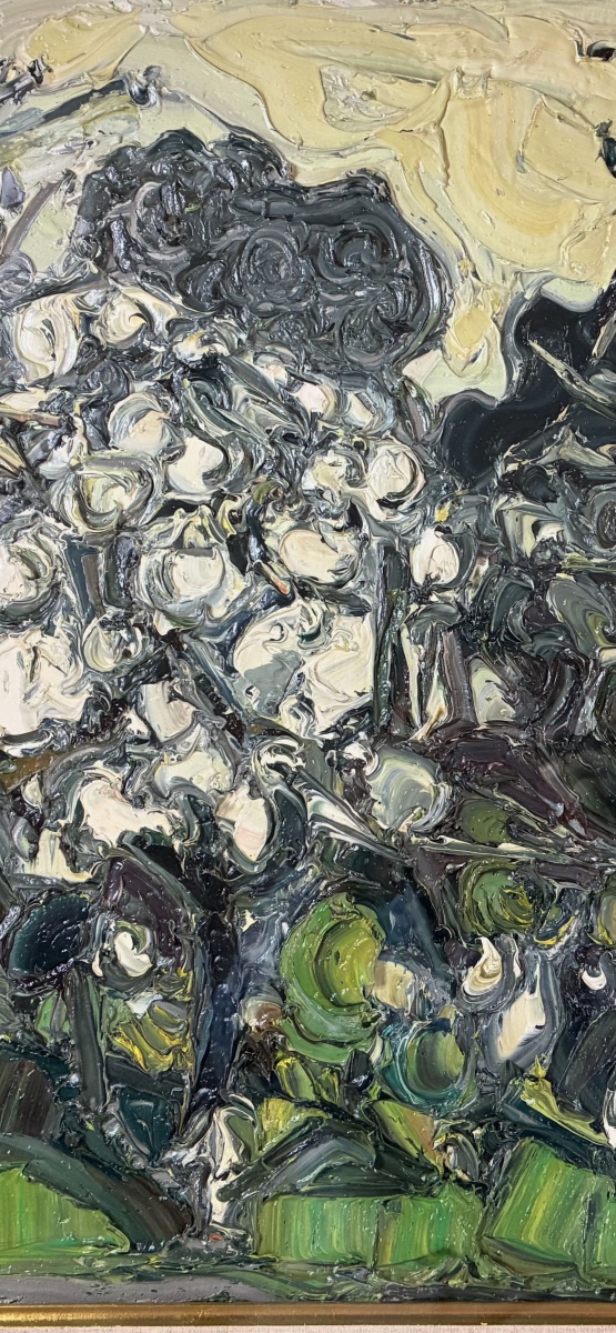 Oil On Canvas By Andre Cottavoz, 1977 - Tamenaga Gallery, Tokyo-photo-1