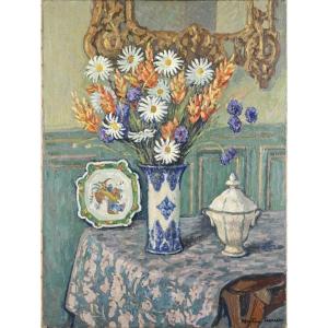 Jac Martin Ferrières (1893-1972) Huile sur toile 65*87 cms