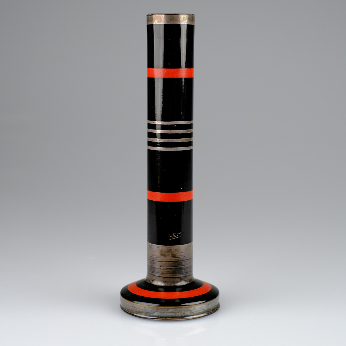 Michel Herman, Hem Art Deco Edition. Art Deco Glass Soliflore. Modernism.