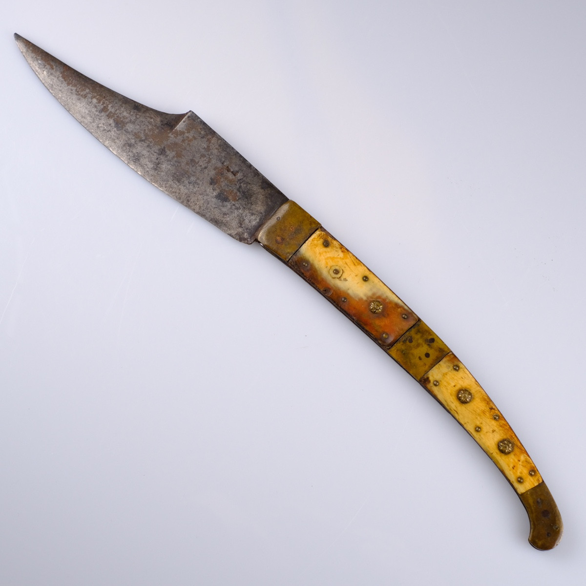 Navaja Self-defense Knife With Oloron Pike Punch. Antique. Thiers. Very Old Markings. 