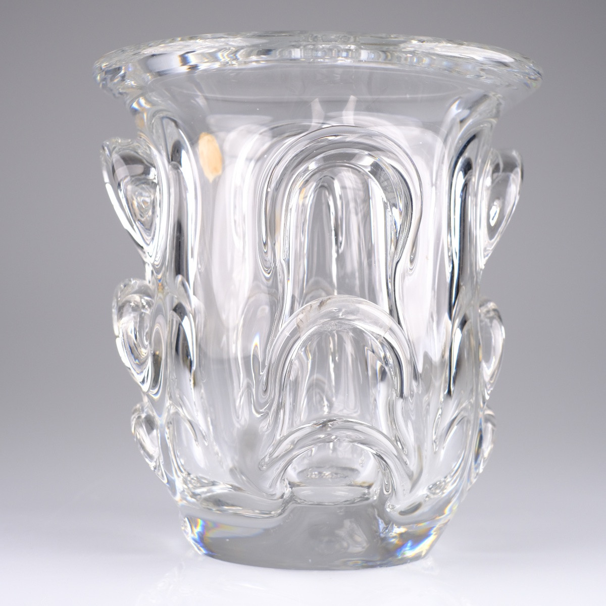 Antonio - Guido Bon / Val Saint Lambert, Champagne Bucket - Crystal Vase, Ca 1950-1960-photo-4