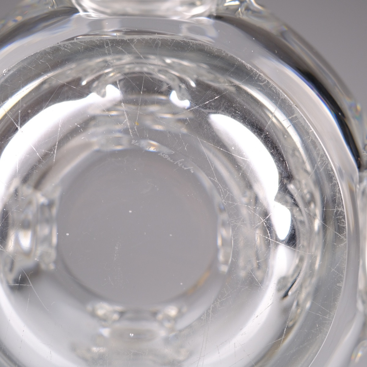 Antonio - Guido Bon / Val Saint Lambert, Champagne Bucket - Crystal Vase, Ca 1950-1960-photo-1