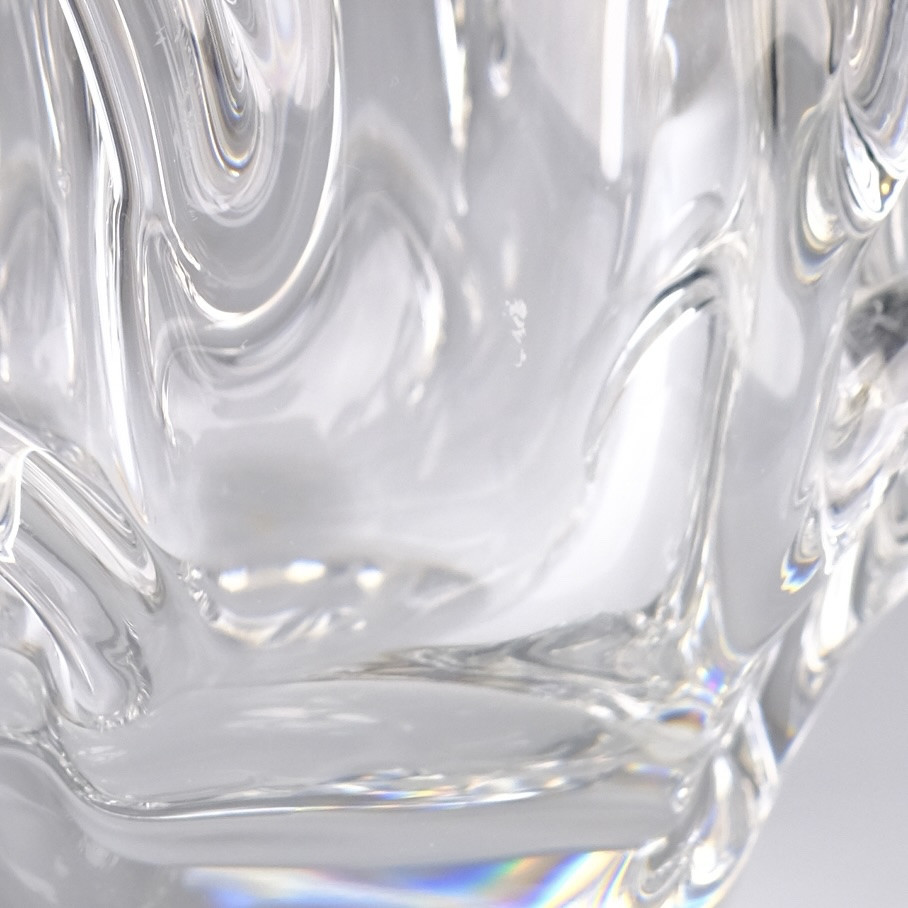 Antonio - Guido Bon / Val Saint Lambert, Champagne Bucket - Crystal Vase, Ca 1950-1960-photo-7