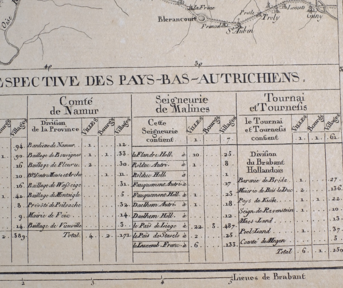 J-b De Bouge (1757-1833) & Jeanne Maillart (xviii Th). Map Netherlands Austria Picardy-photo-6