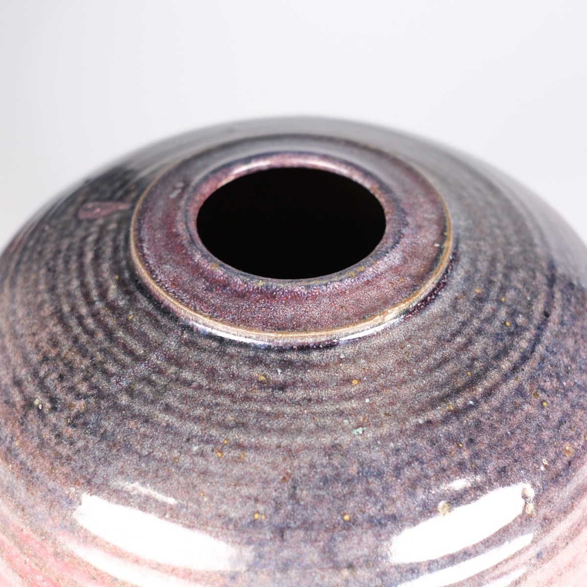 MIRKO ORLANDINI (ELIO) (ANCONA/ITALIE 1928 - BRUXELLES 1995). Vase important en Grès signé.-photo-2