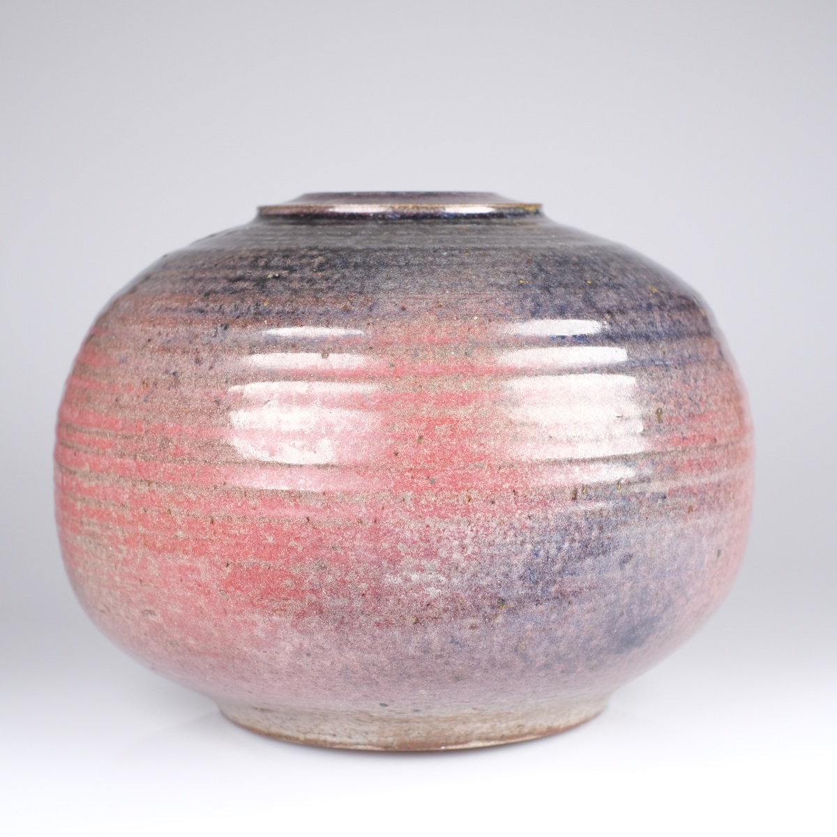 MIRKO ORLANDINI (ELIO) (ANCONA/ITALIE 1928 - BRUXELLES 1995). Vase important en Grès signé.-photo-3