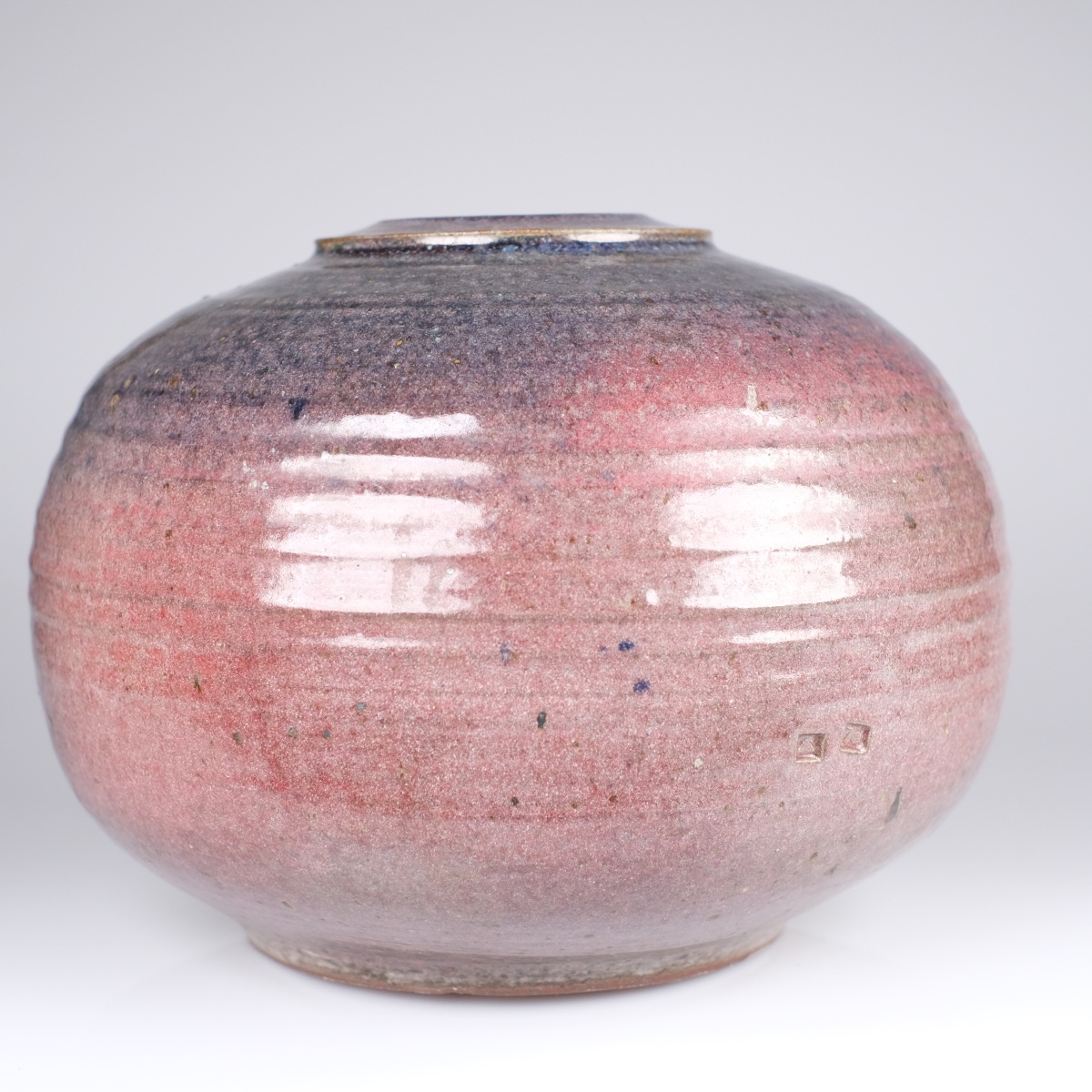 MIRKO ORLANDINI (ELIO) (ANCONA/ITALIE 1928 - BRUXELLES 1995). Vase important en Grès signé.-photo-5