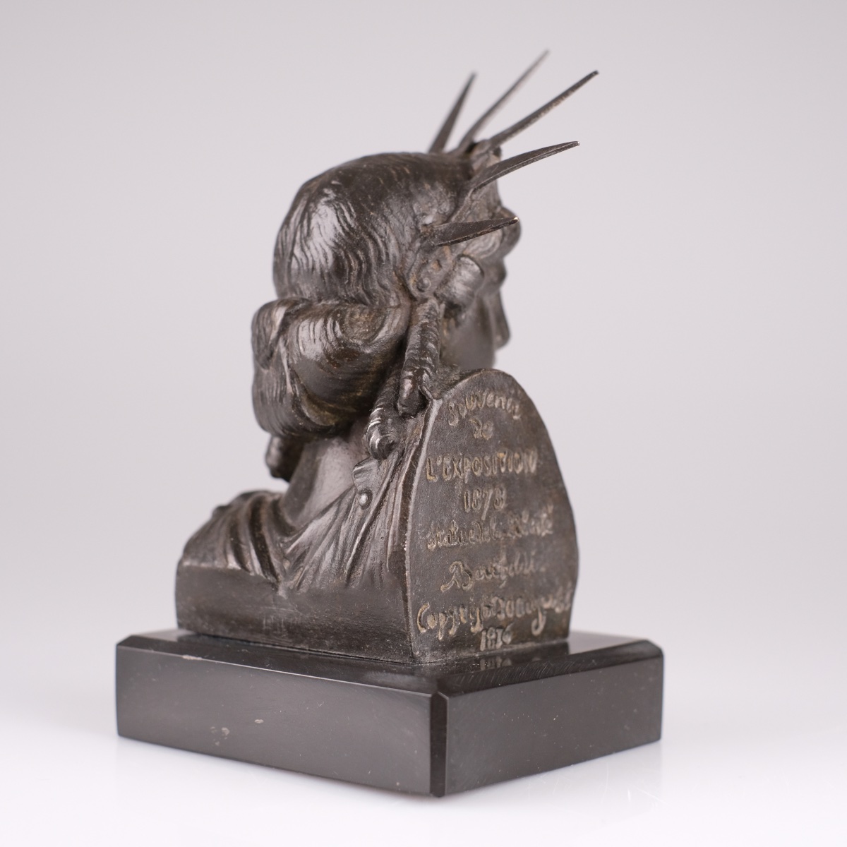 Frédéric Auguste Bartholdi. Souvenir Statue Of Liberty, 1878 Paris World's Fair-photo-3