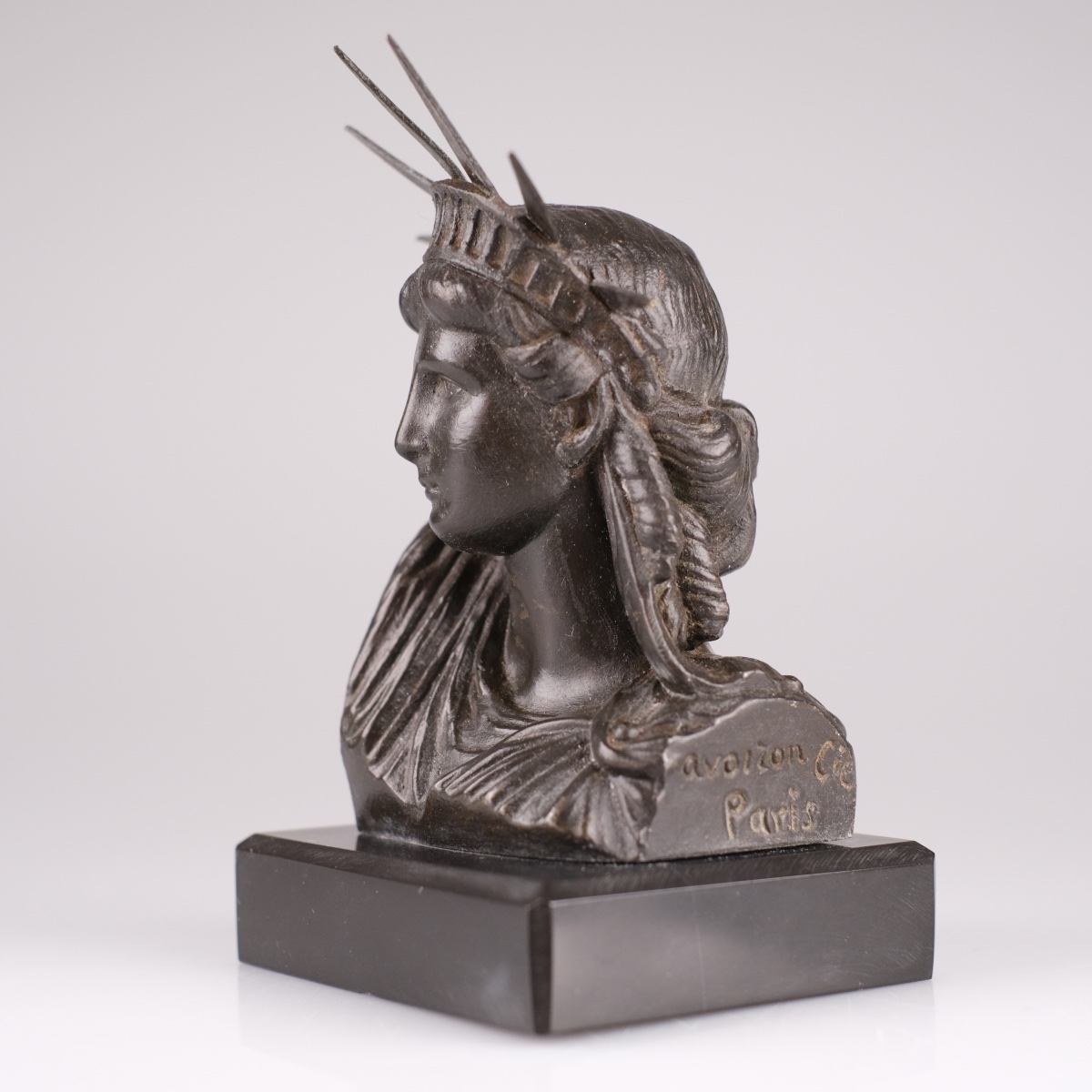 Frédéric Auguste Bartholdi. Souvenir Statue Of Liberty, 1878 Paris World's Fair-photo-2