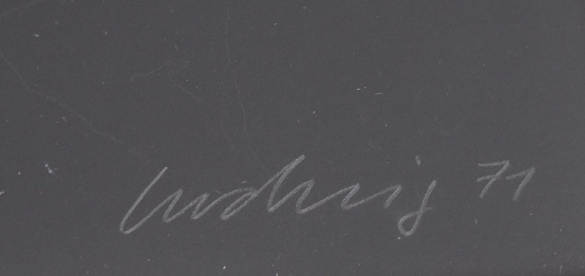 Wolfgang Ludwig (1923-2009) — KS32.    1971 - 13/50 Sérigraphie signée et datée-photo-3