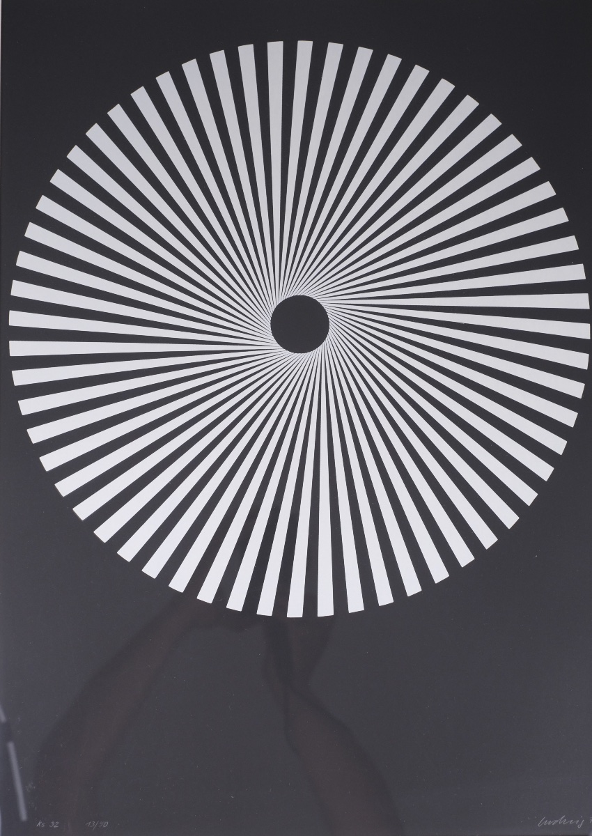 Wolfgang Ludwig (1923-2009) — KS32.    1971 - 13/50 Sérigraphie signée et datée-photo-4