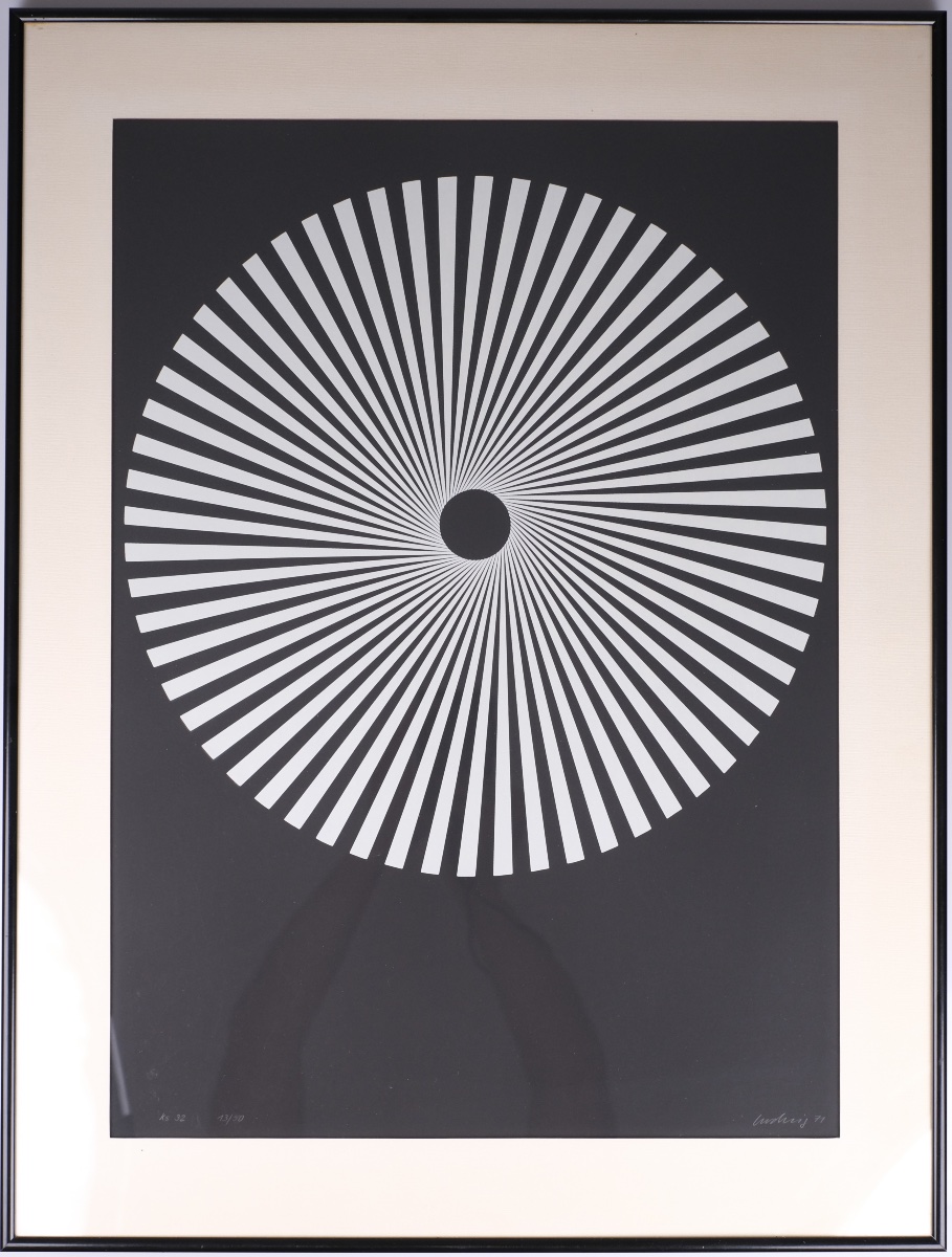Wolfgang Ludwig (1923-2009) — KS32.    1971 - 13/50 Sérigraphie signée et datée