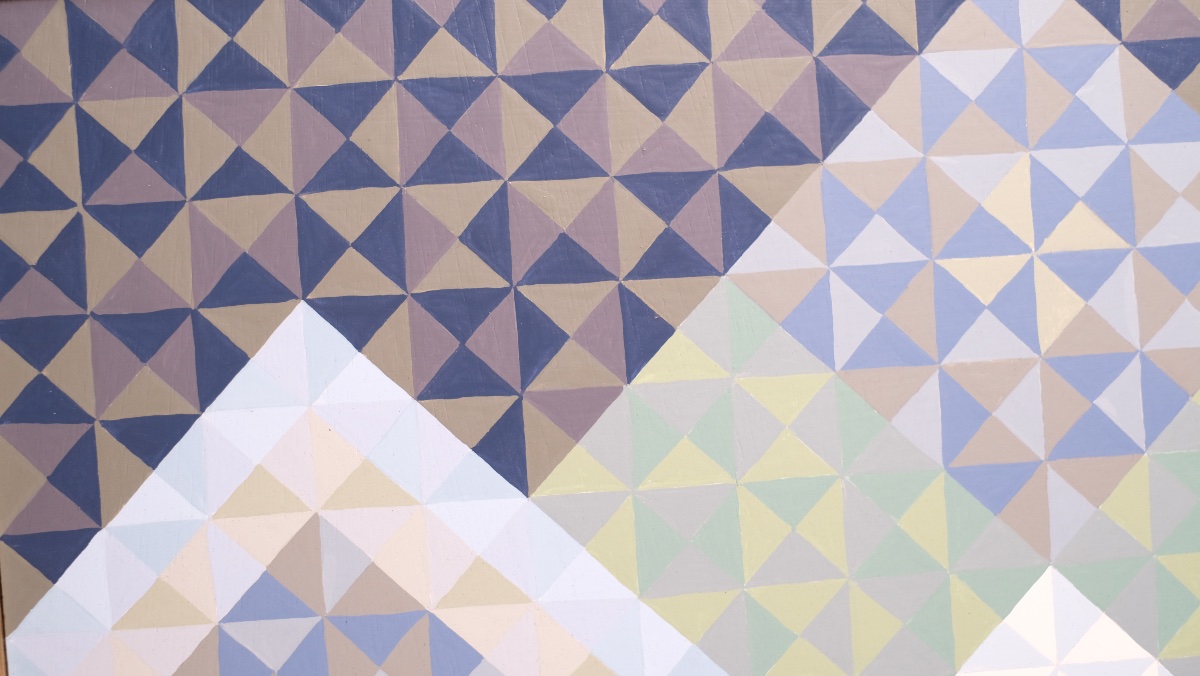 "Opus 114" Jean Lecluse (1934-2026). Op Art ou Art géométrique Abstrait. Ecole Belge-photo-6