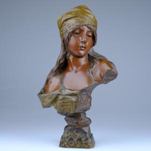 Emmanuel VILLANIS - Sculpture, Lalla Roukh - 21.5 cm - Bronze - 1890