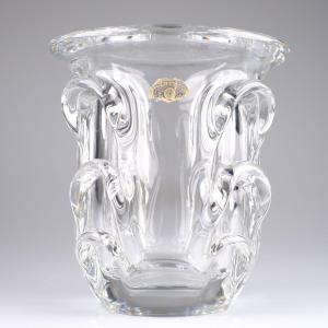 Antonio - Guido Bon / Val Saint Lambert, Champagne Bucket - Crystal Vase, Ca 1950-1960