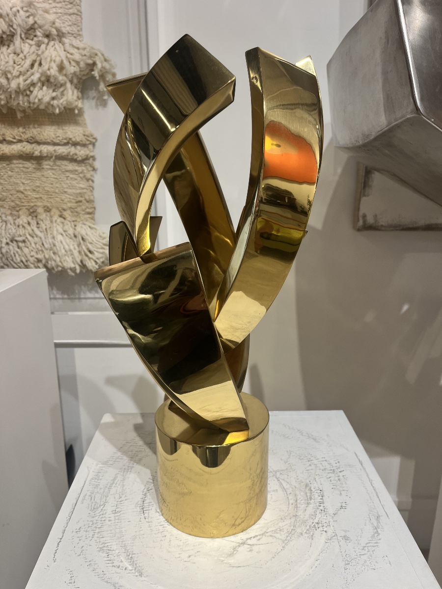 Claude Mercier (1924–2019), Gilded Bronze Sculpture-photo-2