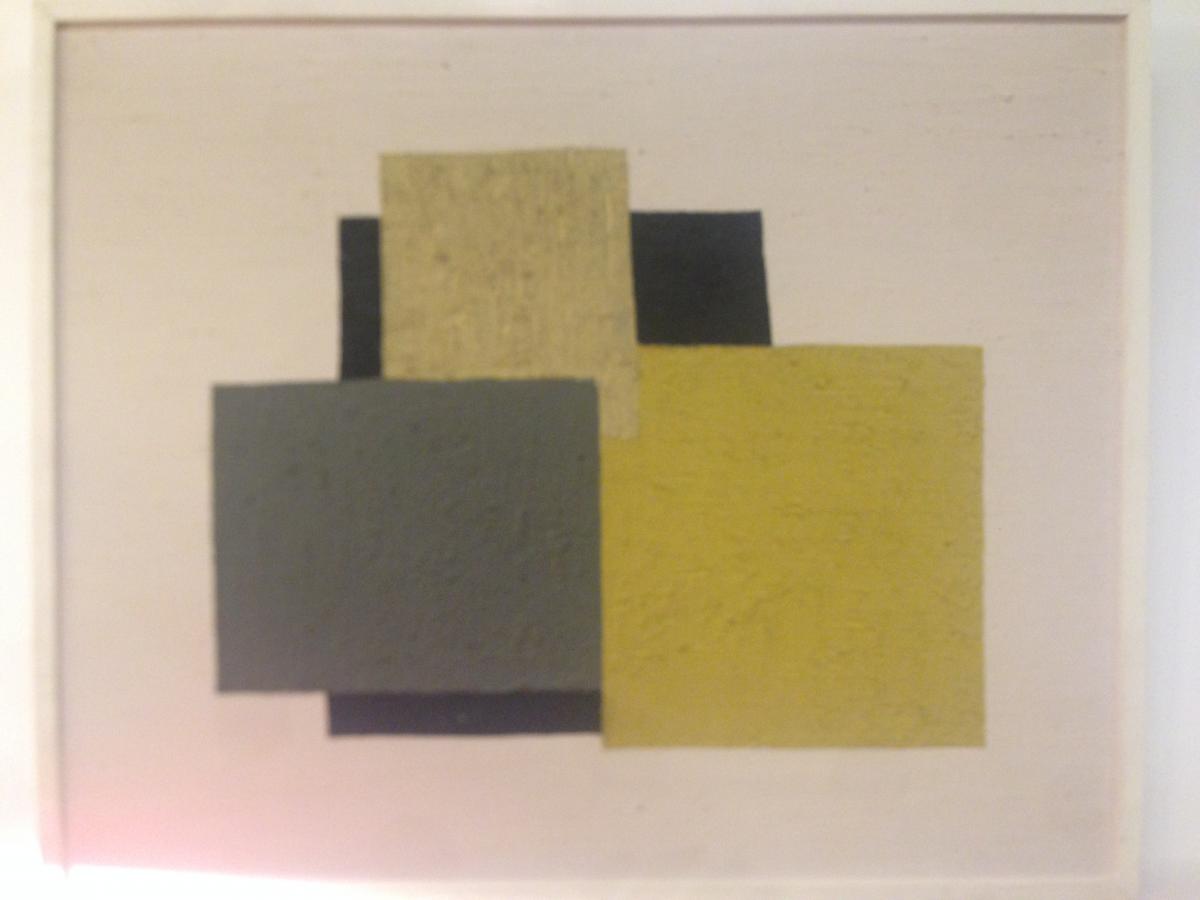 Oil On Canvas, Abstract Composition, Ledannois, Circa 1970