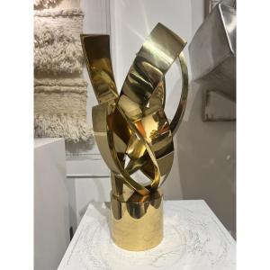 Claude Mercier (1924–2019), Gilded Bronze Sculpture