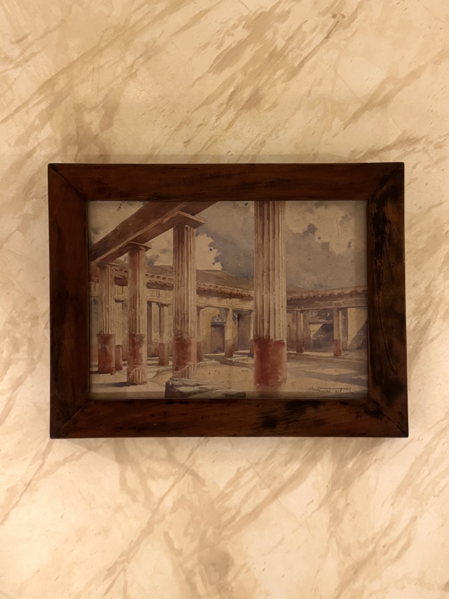 View Of Pompeii By Louis Chaudonneret, 1908-photo-4