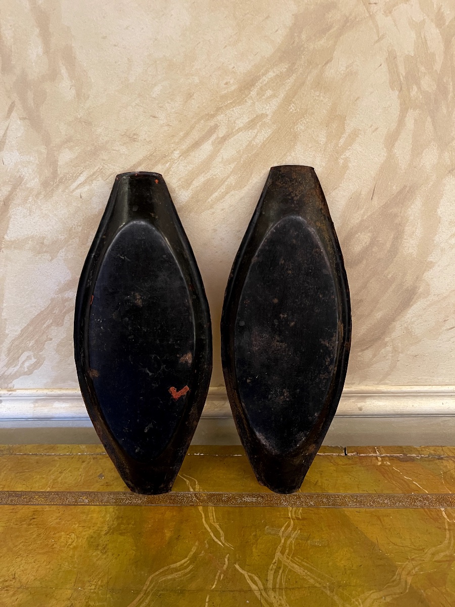 Paire de plateaux à mouchettes début XIXème-photo-1