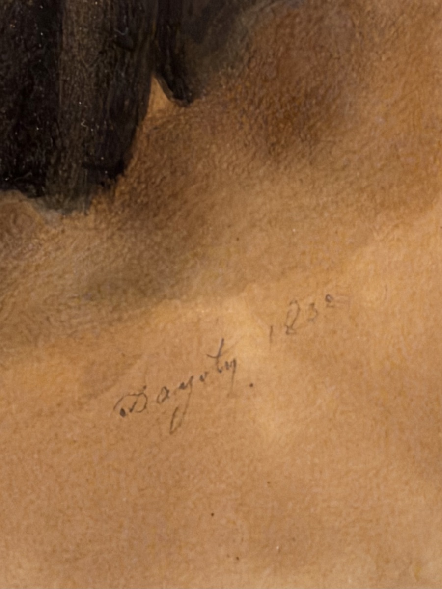 Portrait d'un jeune homme par Pierre-Edouard Dagoty, 1832-photo-4