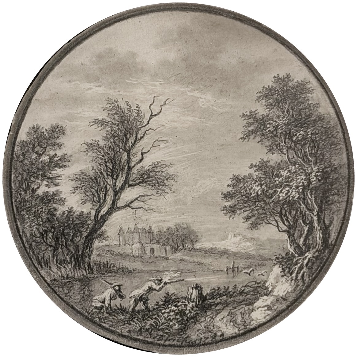 Duck Hunting, By Aignan-thomas Desfriches, 1789-photo-3