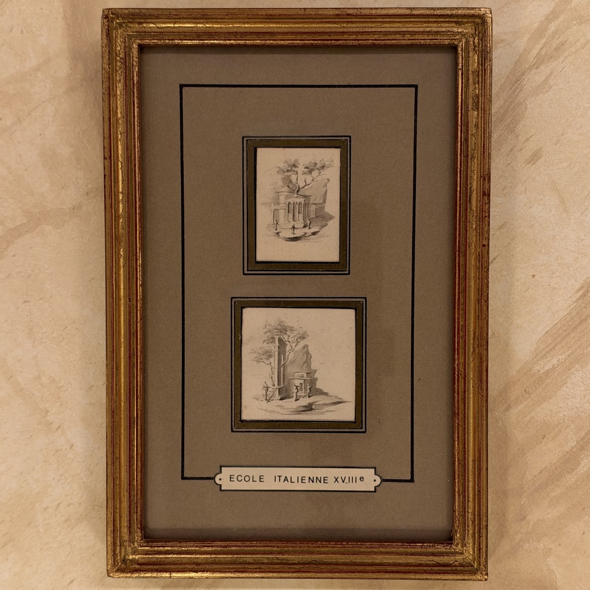 Ancient Landscape, 18th-century Miniatures