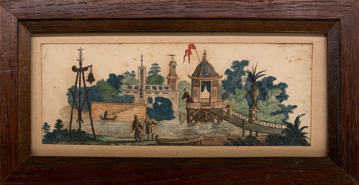 Paire de gravures aux Chinoiseries, XVIIIème-photo-2
