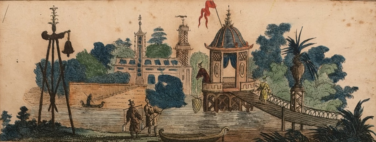 Paire de gravures aux Chinoiseries, XVIIIème-photo-3