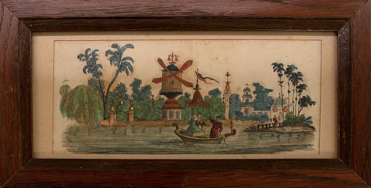 Paire de gravures aux Chinoiseries, XVIIIème-photo-4