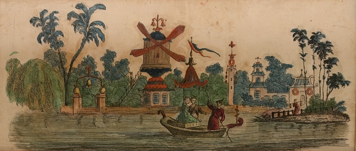 Paire de gravures aux Chinoiseries, XVIIIème-photo-1
