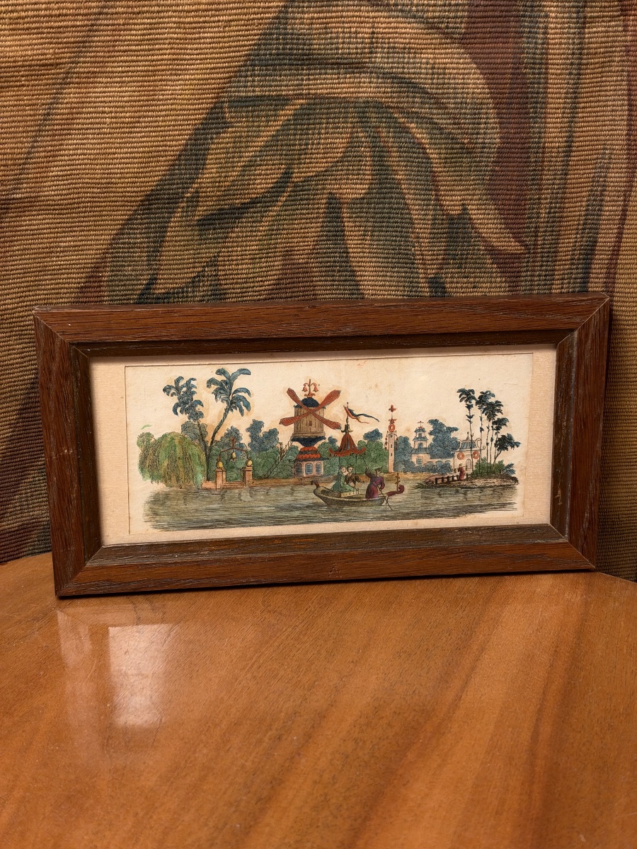 Paire de gravures aux Chinoiseries, XVIIIème-photo-4