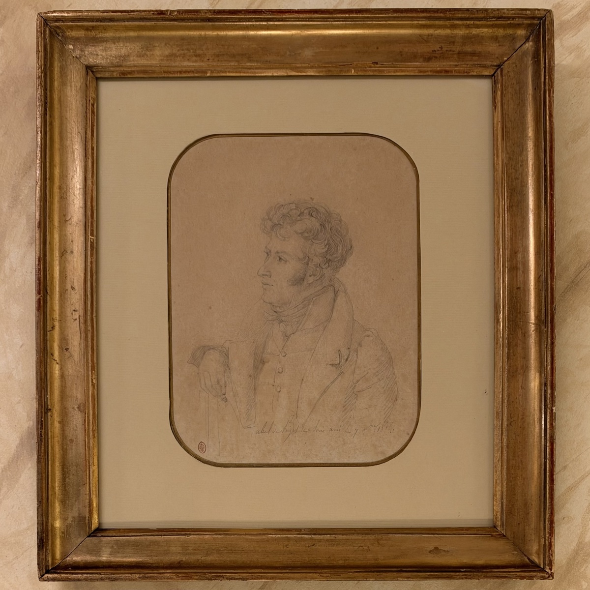 Abel de Pujol, autoportrait en 1818