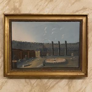 Souvenir du Grand Tour, le Temple de Sérapis